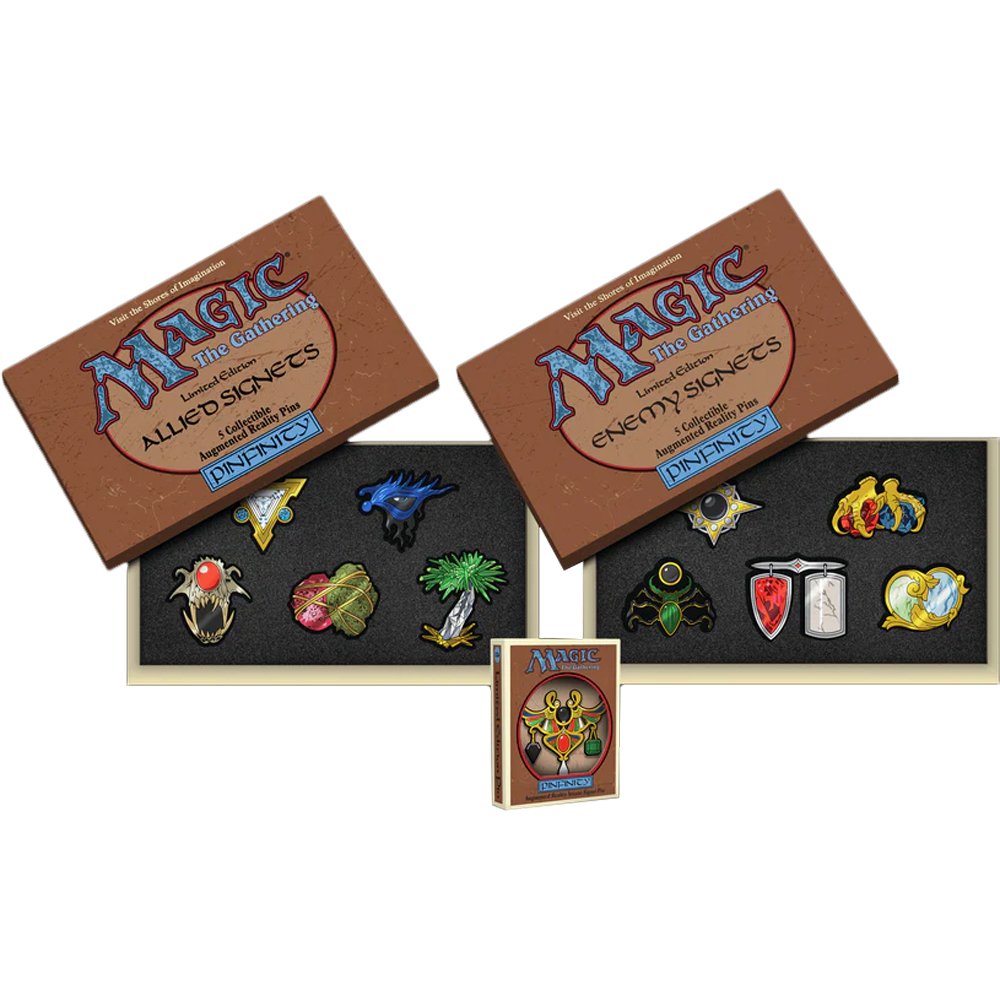 MtG Augmented Reality Pins: Dan Frazier Signets Combo, Limited Edition (Enemy & Allied Sets)
