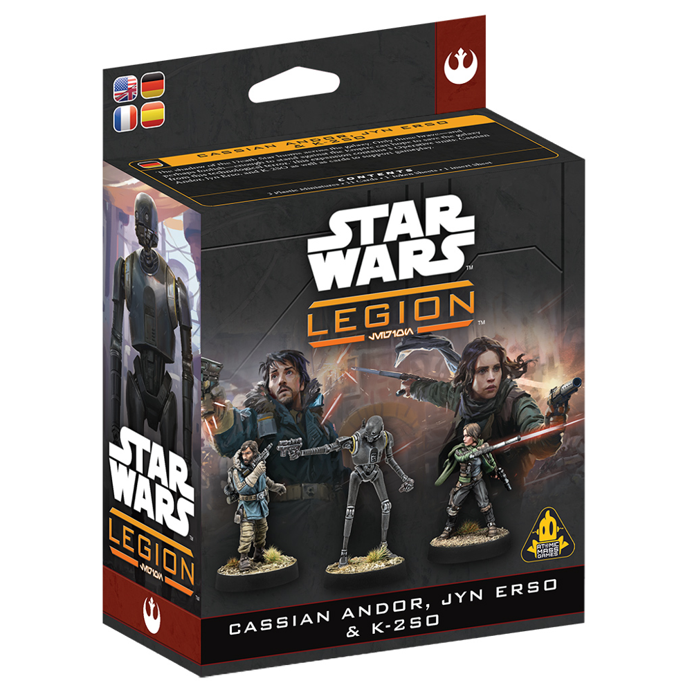 Star Wars: Legion - Cassian Andor, Jyn Erso, & K-2SO