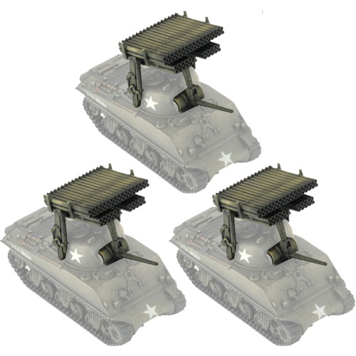 Flames of War WW2: M4 Sherman (Calliope) Launchers (Upgrade Pack)