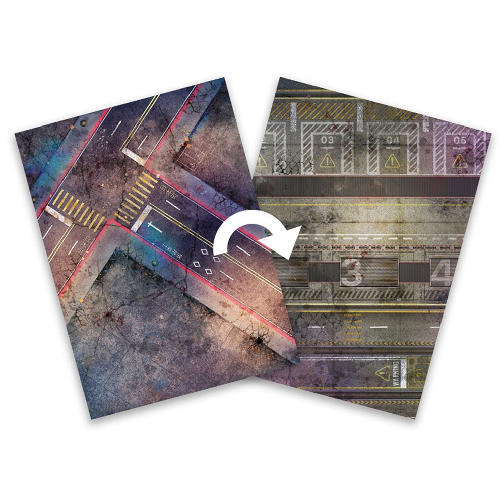 Cyberpunk Red Combat Zone: Game Mat (22in x 30in)