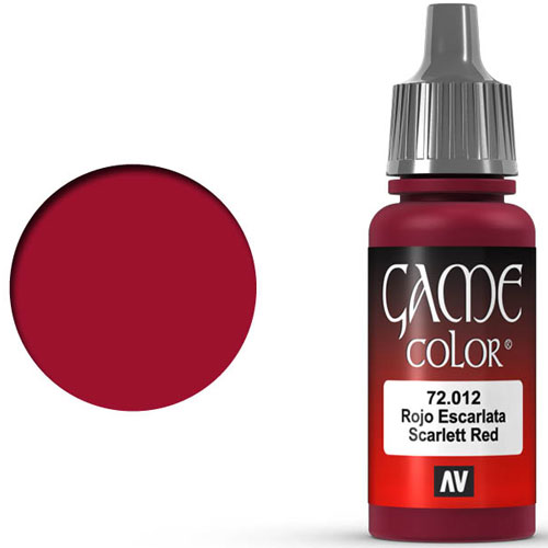 Vallejo Game Color: Scarlet Red (17ml)
