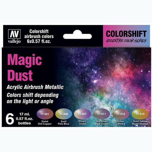 Colorshift Airbrush Paint Set: Magic Dust (6)