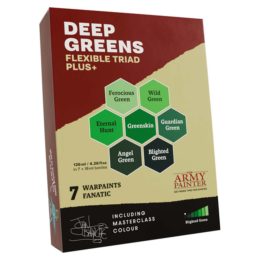 Warpaints Fanatic: Flexible Triad PLUS+ Deep Greens