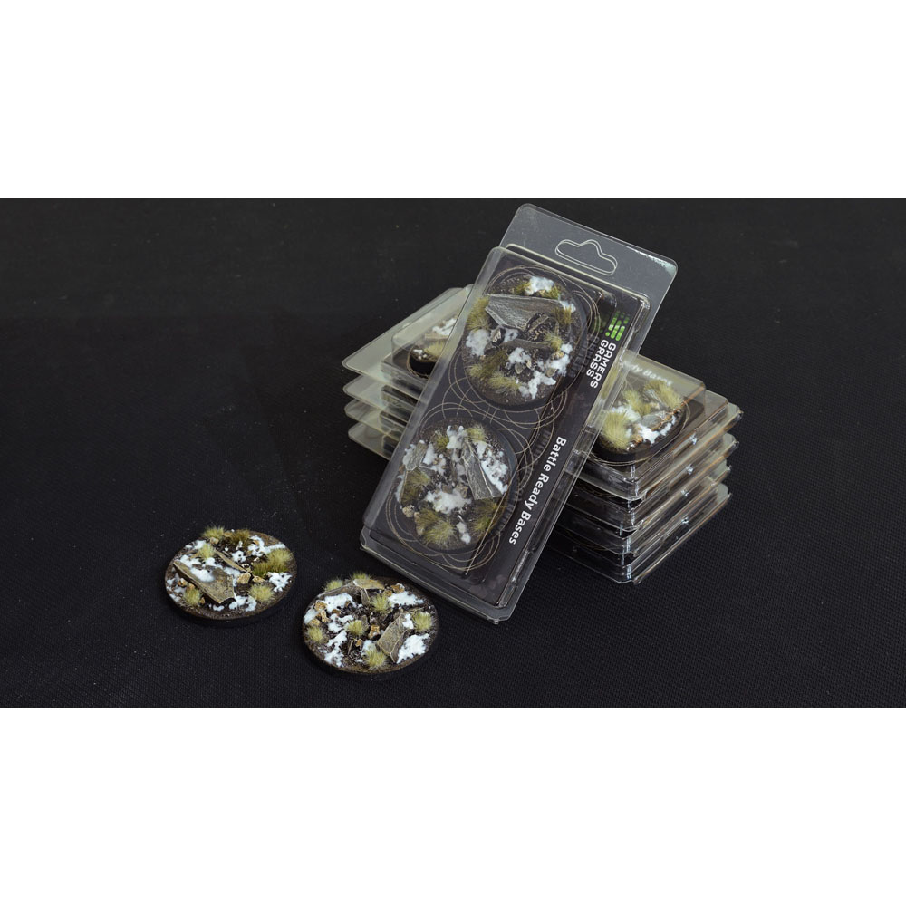 Battle Ready Bases: Winter - Round 60mm (2)