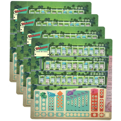 Welcome to... Dry Erase Player Boards (4)