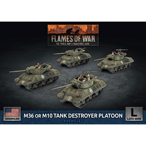 Flames of War WW2: M36 or M10 Tank Destroyer Platoon