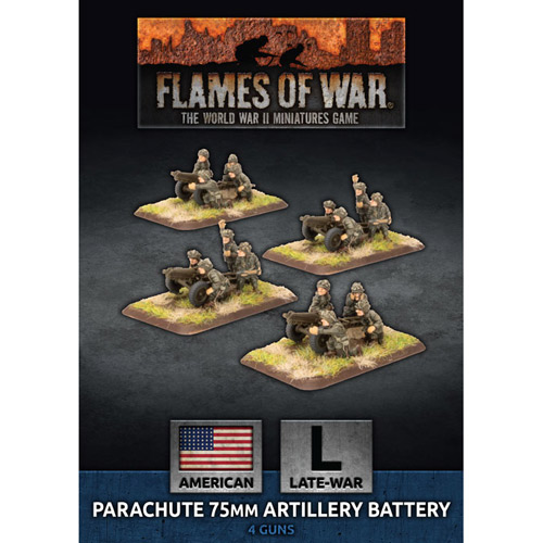 Flames of War: WW2 - Parachute 75mm Artillery Battery