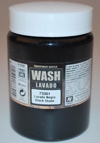 vallejo auxiliary products black wash 200ml
