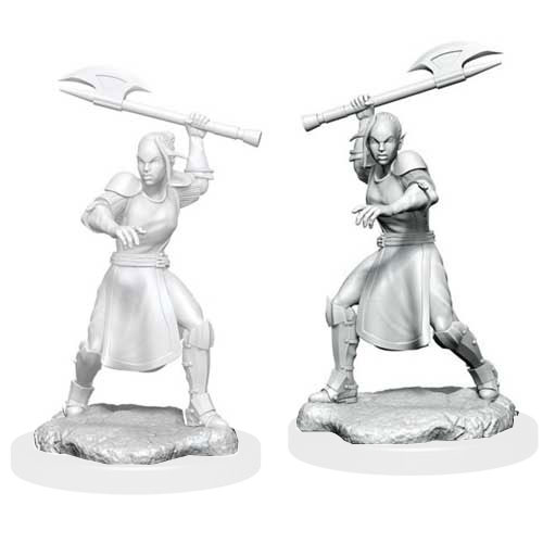 Critical Role Unpainted Minis: W1 Half-Elf Echo Knight & Echo
