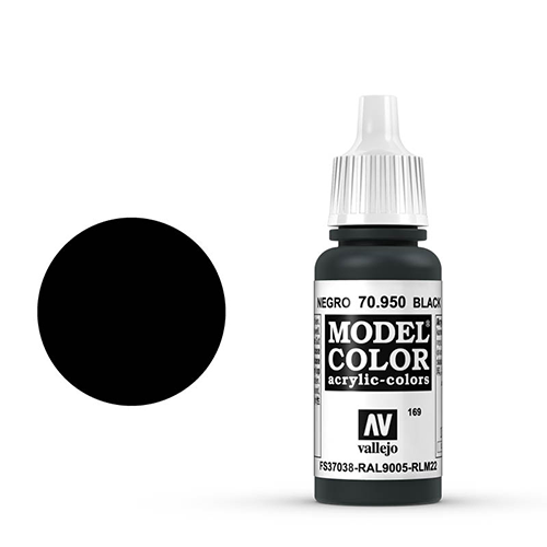 Vallejo Model Color Paint: Black