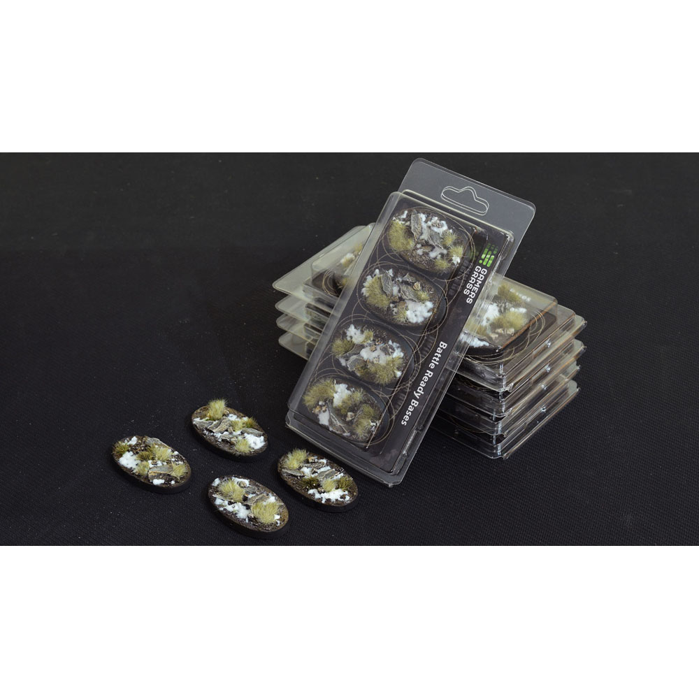 Battle Ready Bases: Winter - Oval 60mm (4)