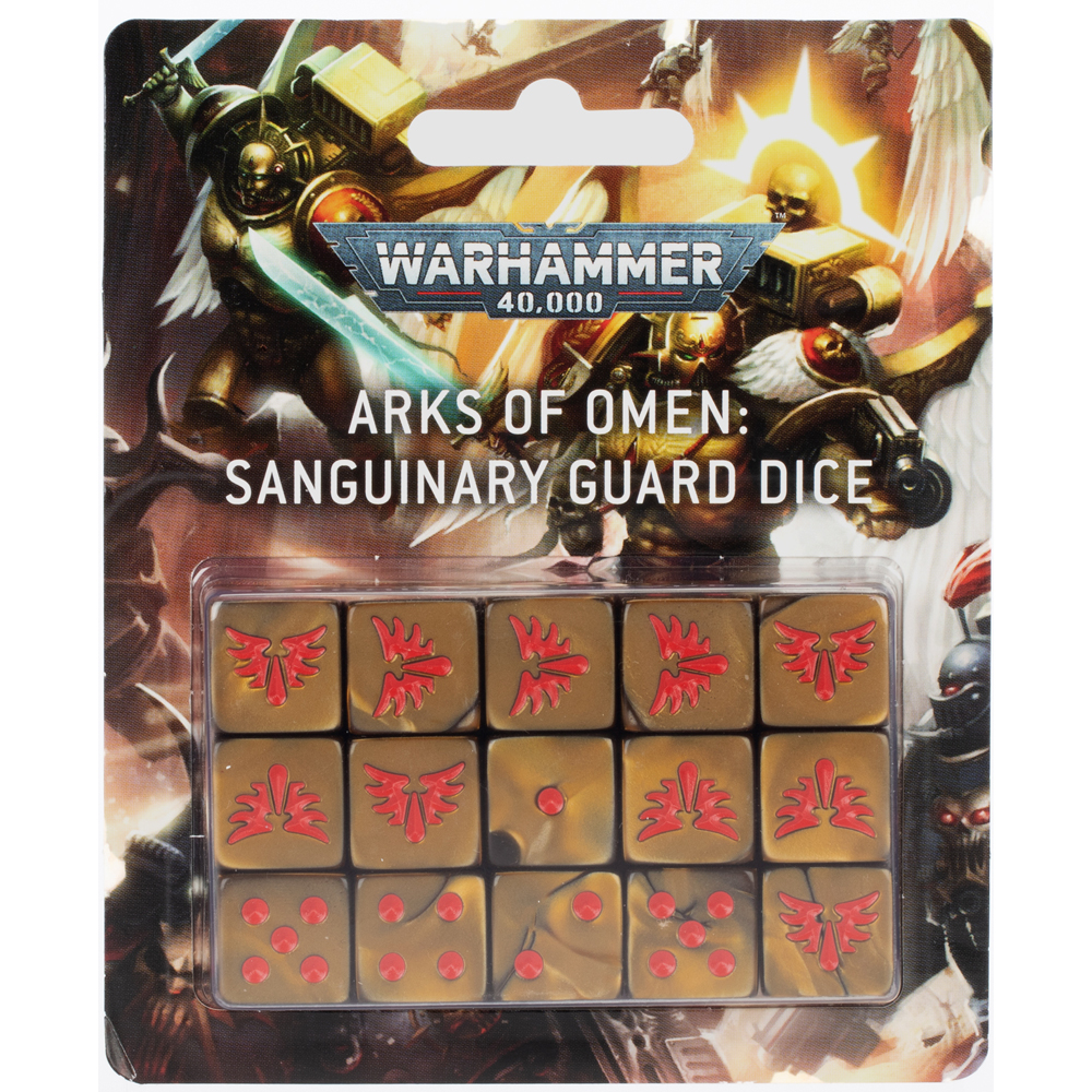 Warhammer 40K: Arks of Omen - Sanguinary Guard Dice (15)
