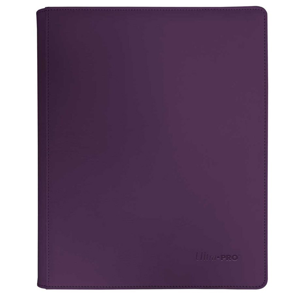 Vivid 9-Pocket Zippered Pro-Binder: Midnight Plum