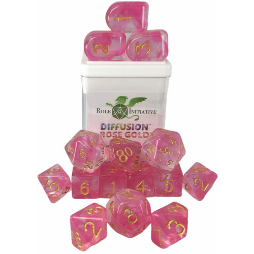 R4I Dice w/ Arch'd4: Diffusion - Rose Gold (15) (Last Chance)