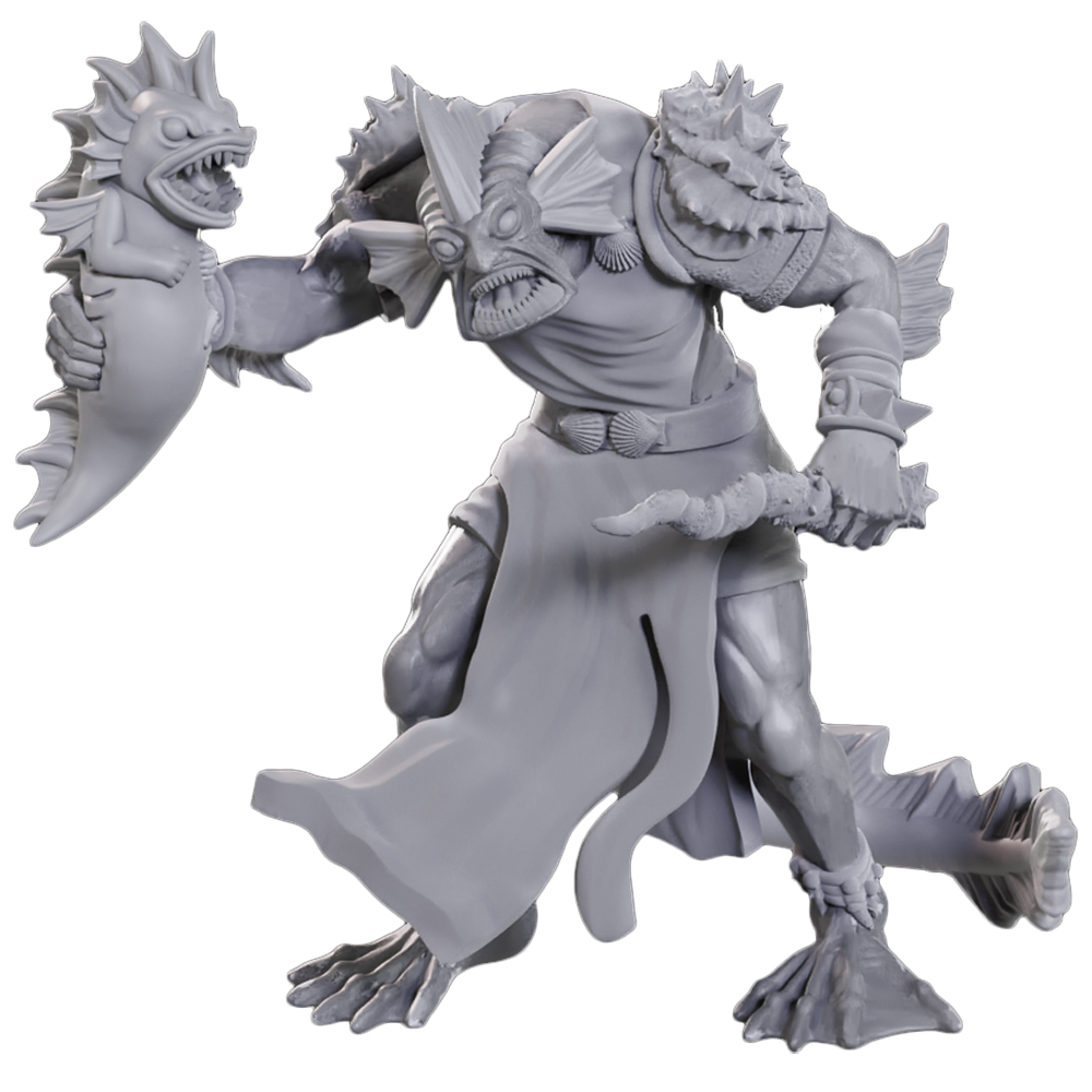 D&D Nolzur's Marvelous Unpainted Minis: W24 Sahuagin Priestess