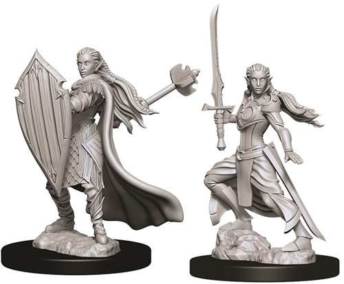 D&D Nolzur's Marvelous Unpainted Minis: W9 Female Elf Paladin