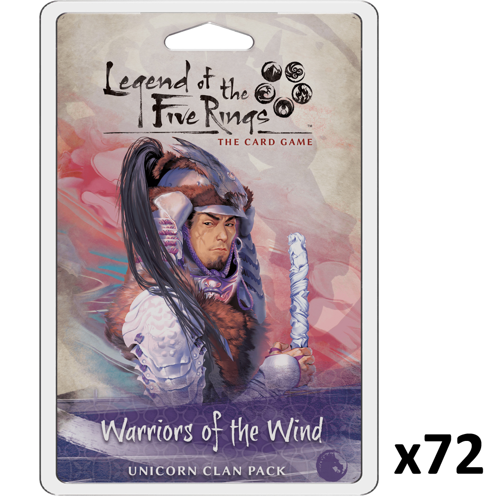 Legend of the Five Rings LCG: Warriors of the Wind - Unicorn Clan Pack CASE (72)