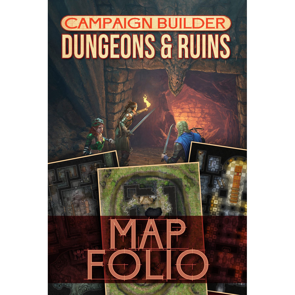Campaign Builder: Dungeons & Ruins - Map Folio