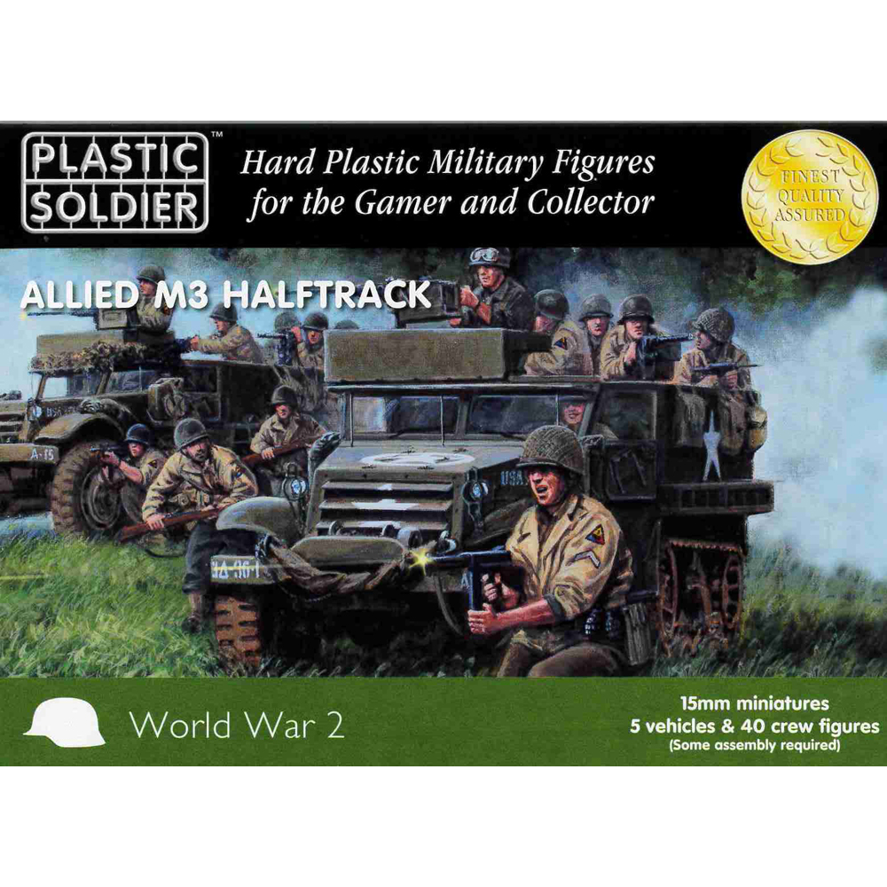 15mm Scale WW2: Allied M3 Halftrack