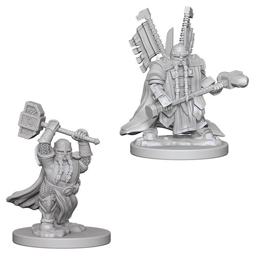 D&D Nolzur's Marvelous Unpainted Minis: W4 Male Dwarf Paladin