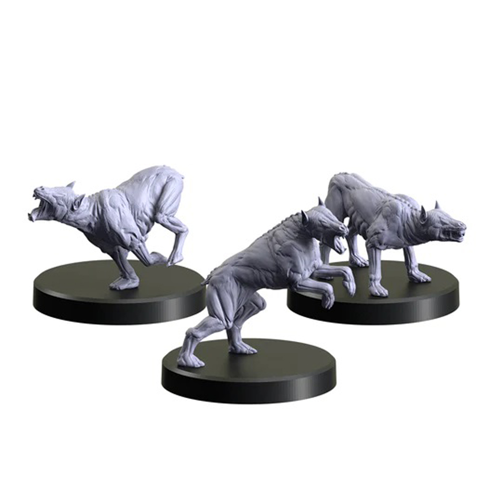 The Witcher RPG: Miniatures Set - Specters 2 (Barghests)