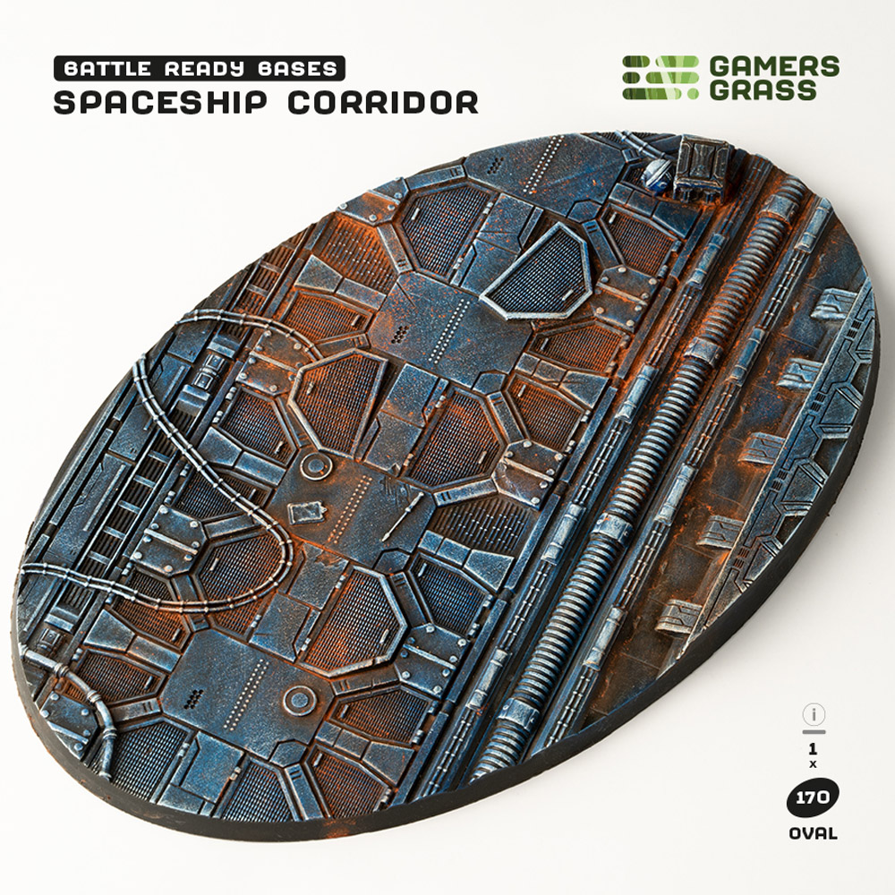 Battle Ready Bases: Spaceship Corridor - Oval 170mm (1)