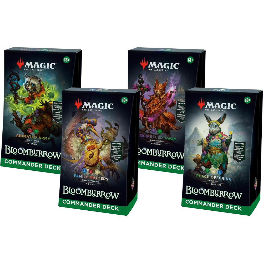 MTG: Bloomburrow - Commander Deck - Set of 4