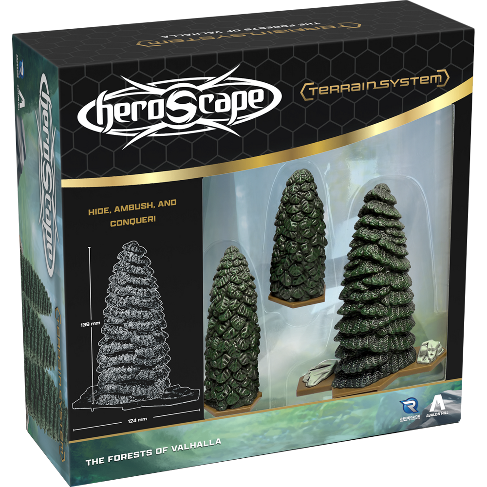Heroscape: Terrain System - Forests of Valhalla (Preorder)
