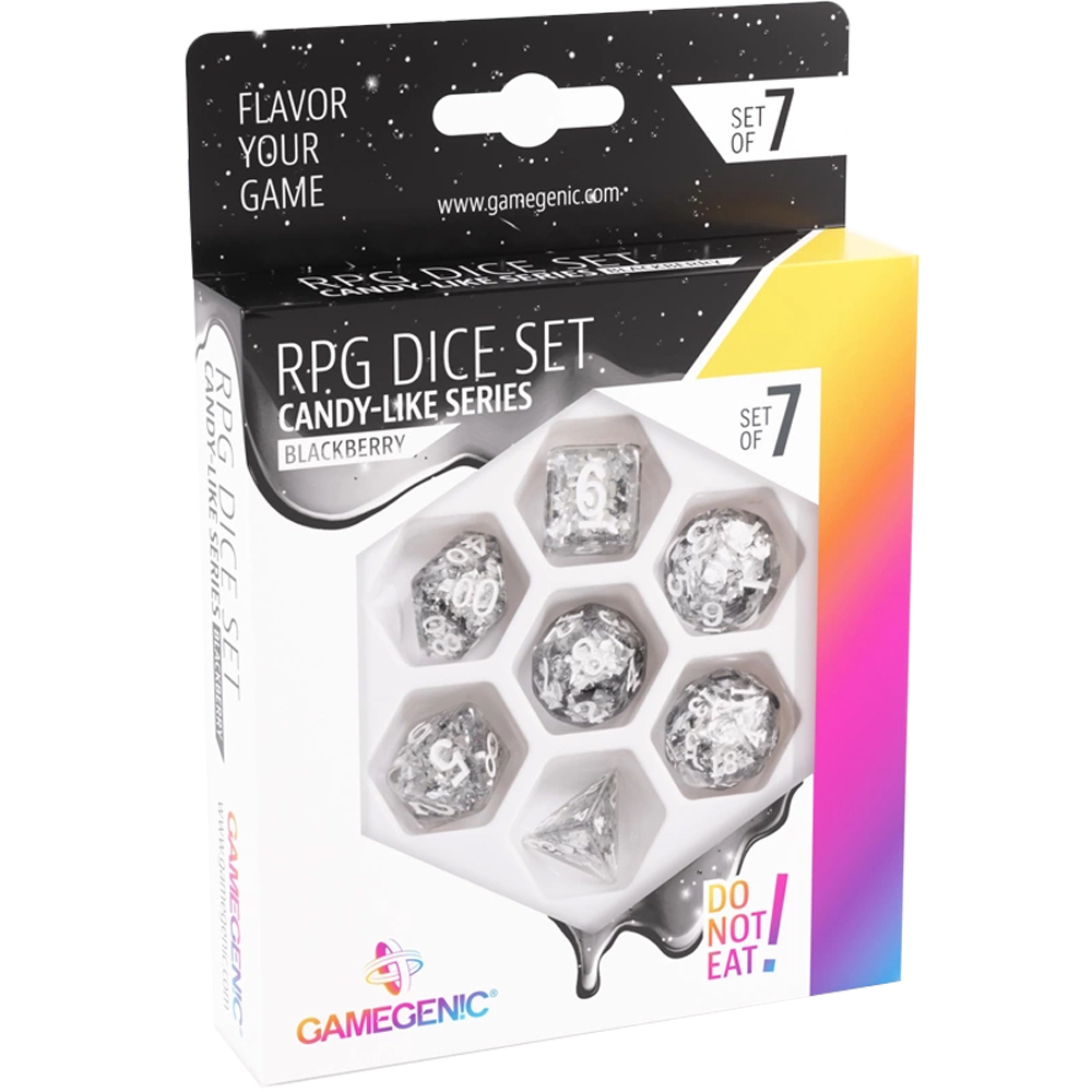 Candy-like Series Polyhedral Set: Blackberry (7) (Clearance)