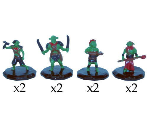 Monster Adventure Minis: Painted - Goblins (8)