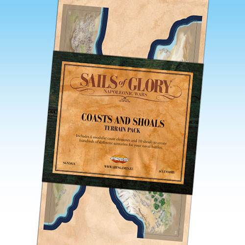 Sails of Glory: Coasts & Shoals Terrain Pack