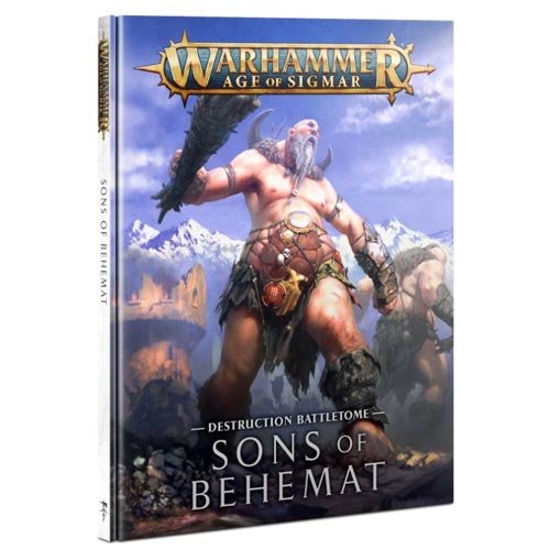 Warhammer Age of Sigmar: Destruction Battletome - Sons of Behemat (Hardcover) (Last Chance)