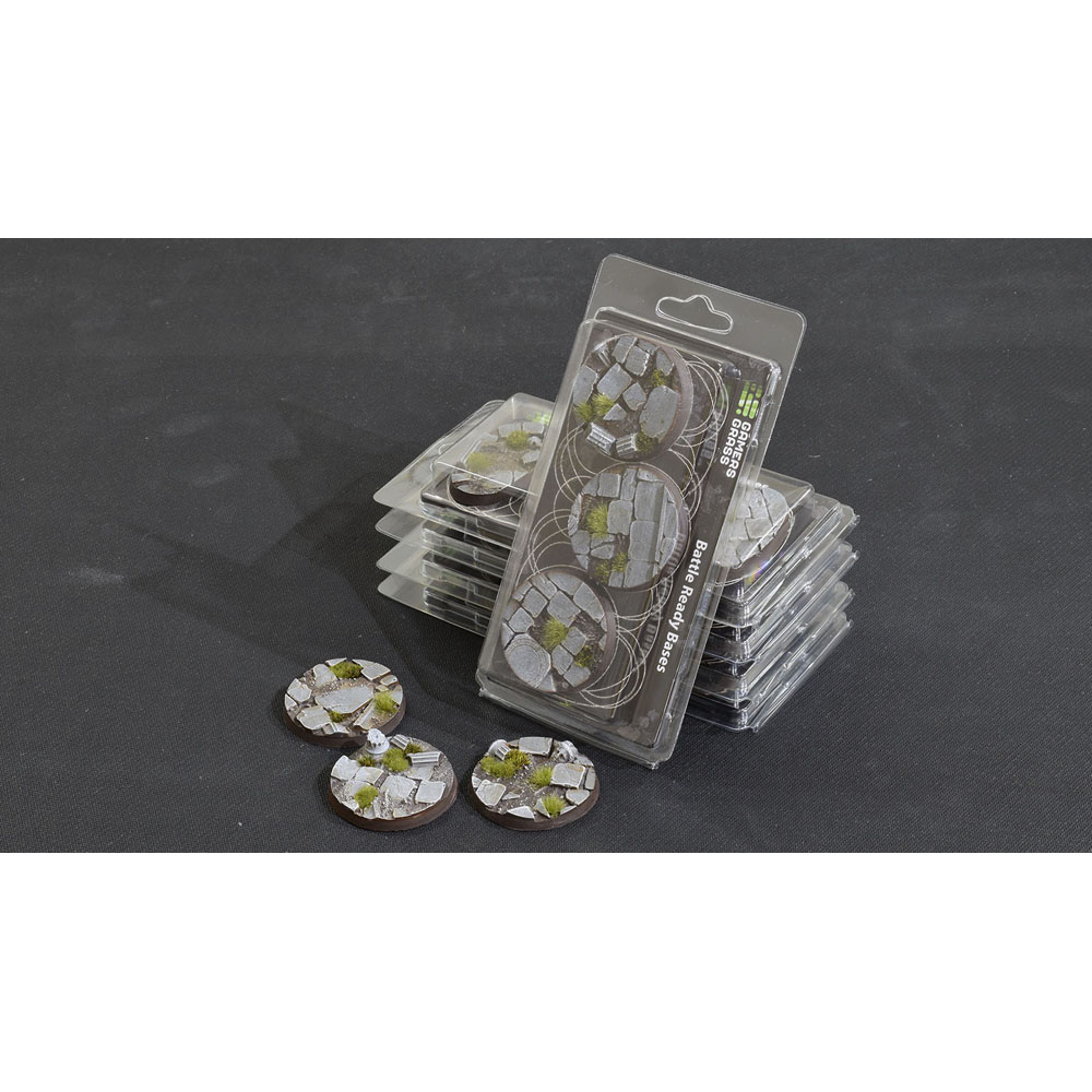 Battle Ready Bases: Temple - Round 50mm (3)