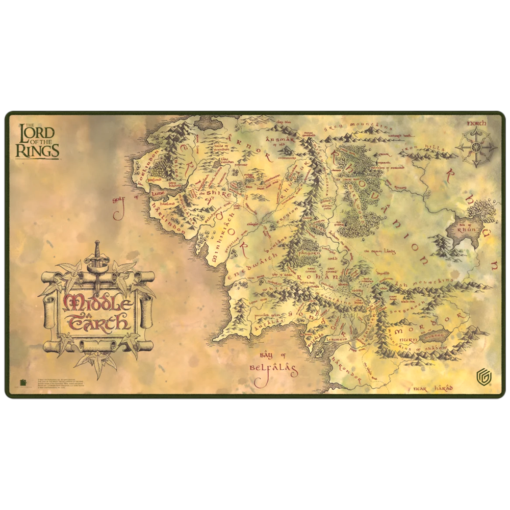 LOTR Playmat: Places of Middle-Earth (Preorder)