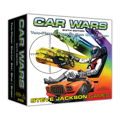 Car Wars 6E: Two-Player Starter Set - Blue/Green