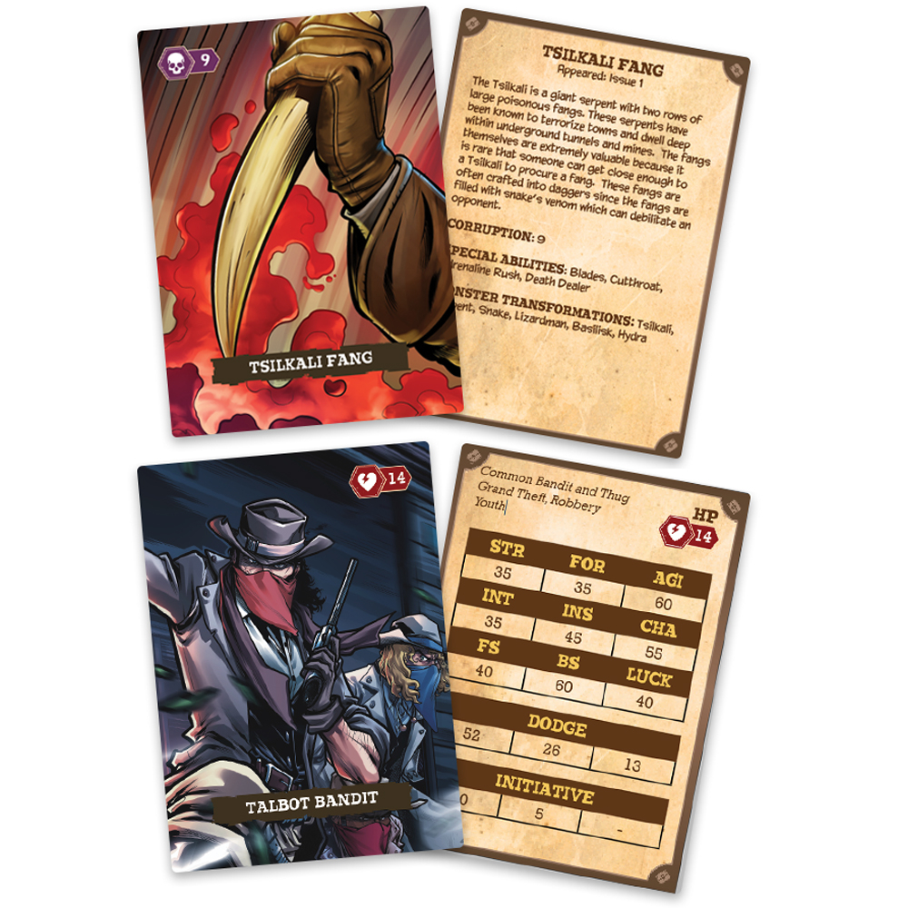 The Few & Cursed RPG Bonus Card Pack