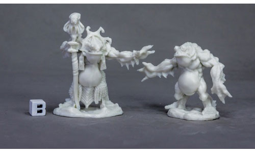 Dark Heaven Bones: Deep One Priest & Servitor (2)