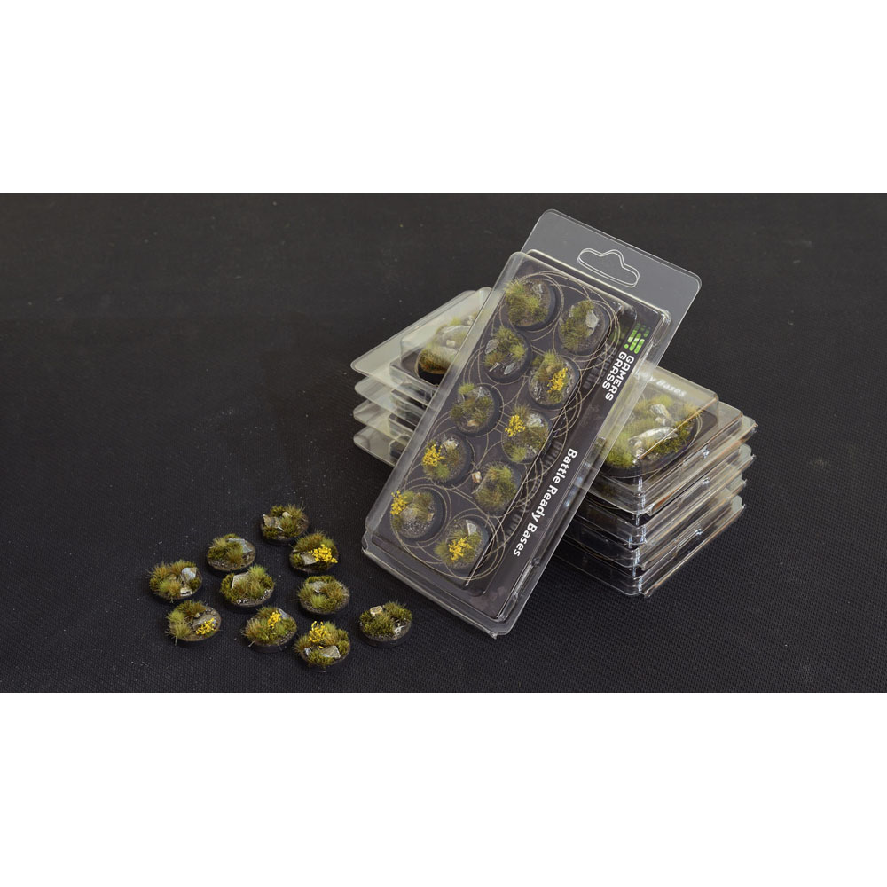 Battle Ready Bases: Highland - Round 25mm (10)