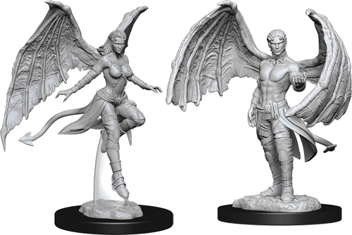 D&D Nolzur's Marvelous Unpainted Minis: W10 Succubus & Incubus