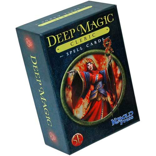 Deep Magic Spell Cards: Cleric 0-9 (D&D 5E Compatible)