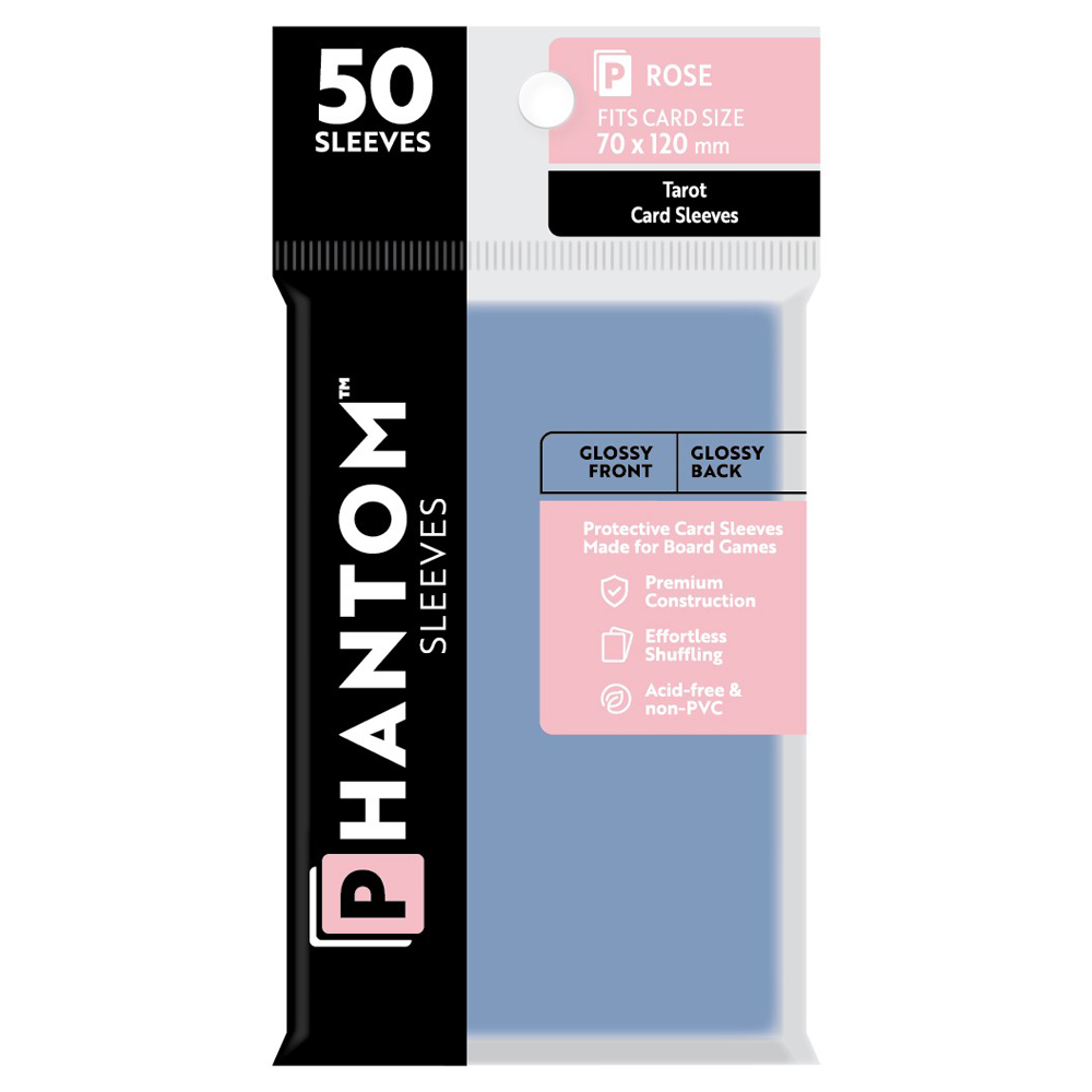 Phantom Sleeves: Rose Size 70 x 120mm - Glossy/Glossy (50)