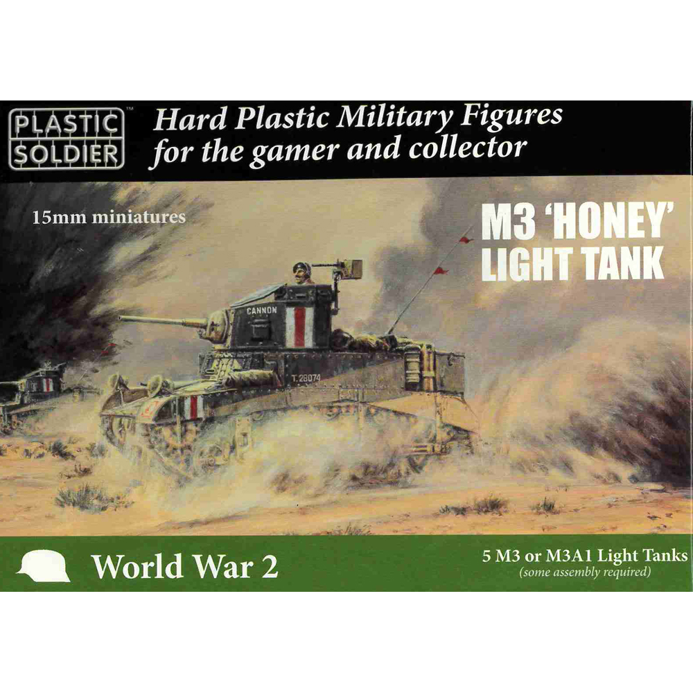 15mm Scale WW2: Allied M3 'Honey' Light Tank