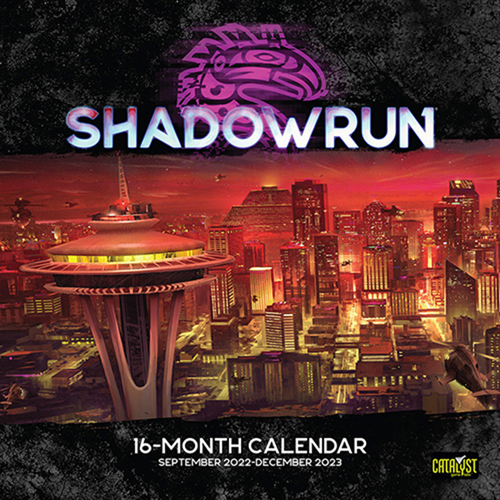 Shadowrun RPG: 16 Month Calendar (Sept 2022 - Dec 2023) (Last Chance)