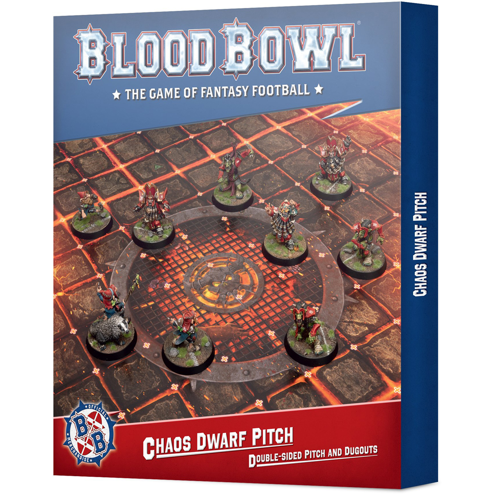Blood Bowl: Chaos Dwarf Team - Pitch & Dugouts (Clearance)