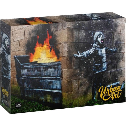 Urban Art Graffiti Puzzle: Banksy - Season's Greetings