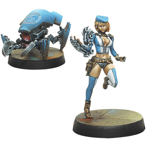 Infinity: Pan Oceania - Tech Bee & Crabbot Ancillary Remote Unit
