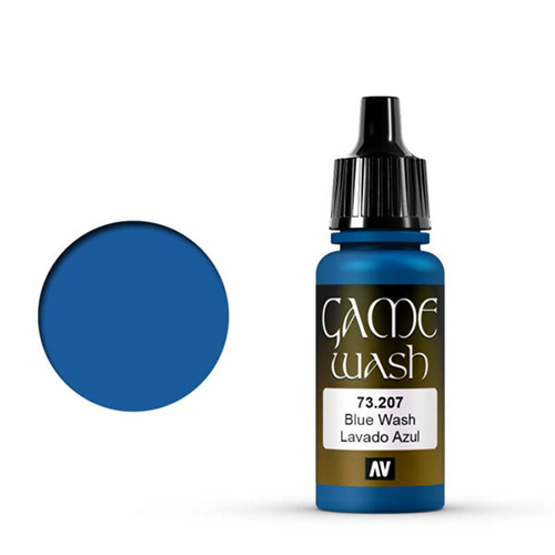 Vallejo Model Color Paint - Blue Wash (17ml)