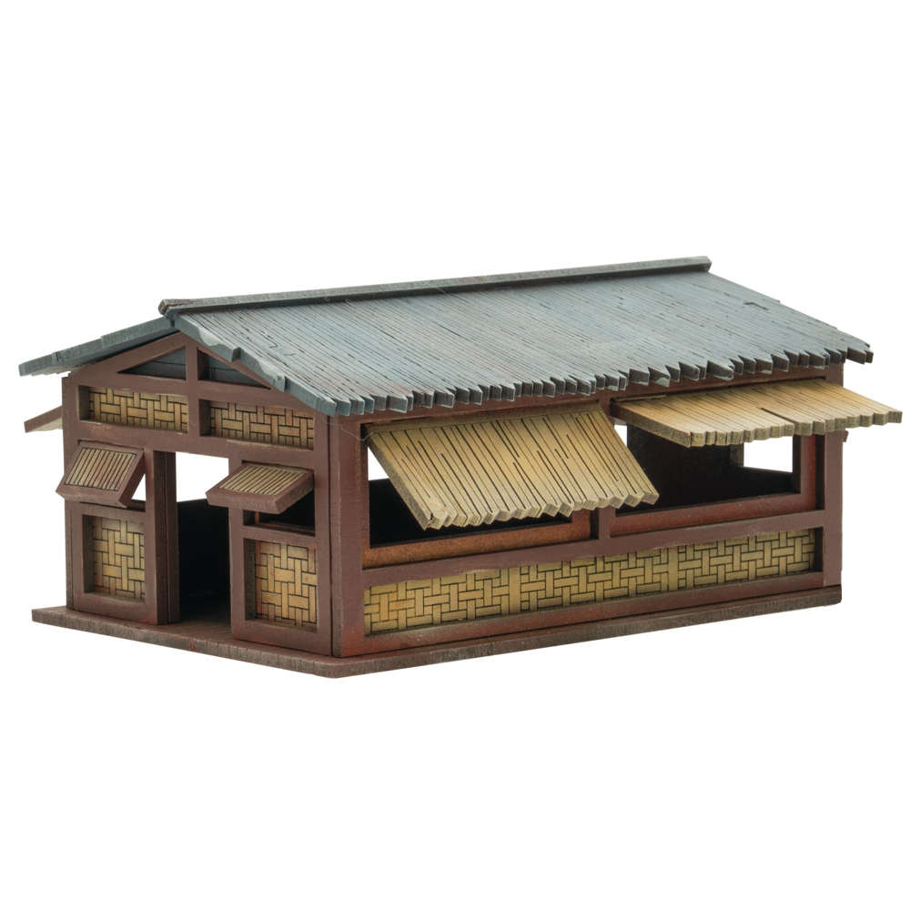 Skytrex MDF Terrain: Pacific Theater - Small Building (Preorder)