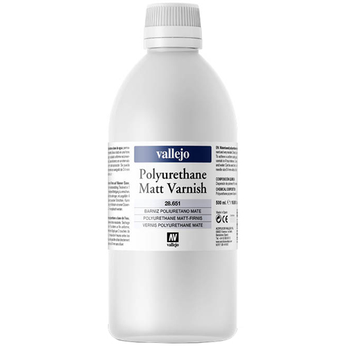 Vallejo: Matt Polyurethane Varnish (500ml)
