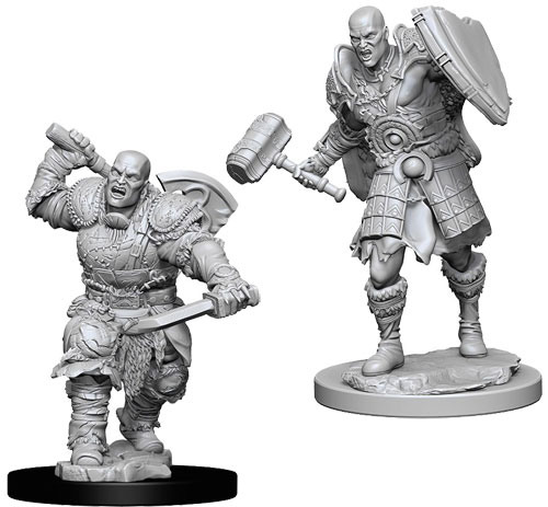 D&D Nolzur's Marvelous Unpainted Minis: W7 Male Goliath Fighter